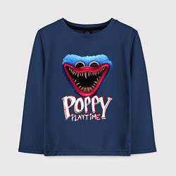 Лонгслив хлопковый детский Poppy Playtime: Monster, цвет: тёмно-синий