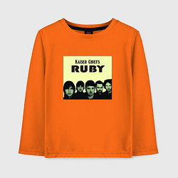 Лонгслив хлопковый детский Kiser Chefs, цвет: оранжевый