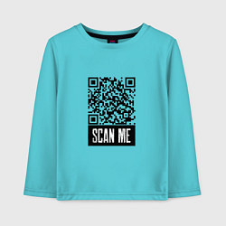 Детский лонгслив QR Scan