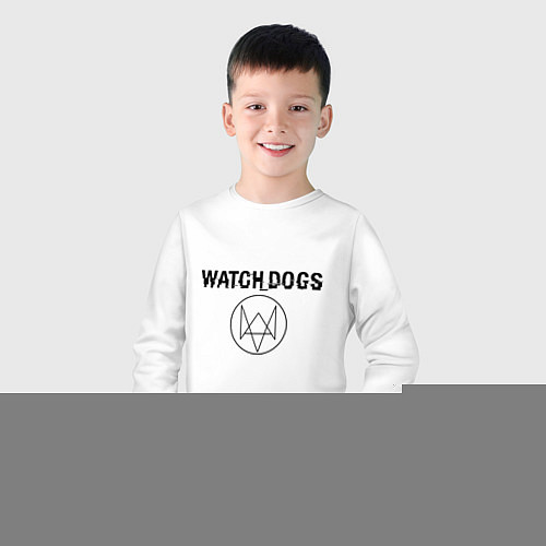 Детский лонгслив Watch Dogs / Белый – фото 3