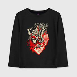 Лонгслив хлопковый детский DARKEST DUNGEON ART GAME, цвет: черный