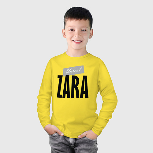 Детский лонгслив Unreal Zara / Желтый – фото 3