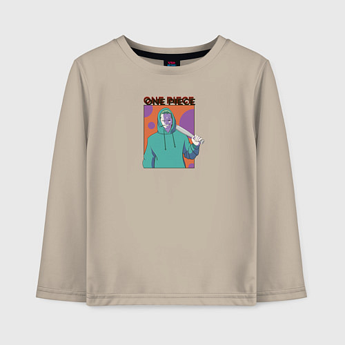 Детский лонгслив ГОПОЗОРО / Миндальный – фото 1