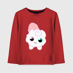 Лонгслив хлопковый детский Toca Kitchen котик, цвет: красный