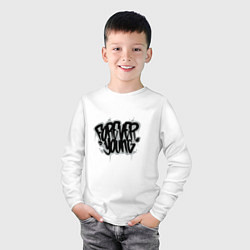 Лонгслив хлопковый детский Forever Young - Навсегда молодой, цвет: белый — фото 2