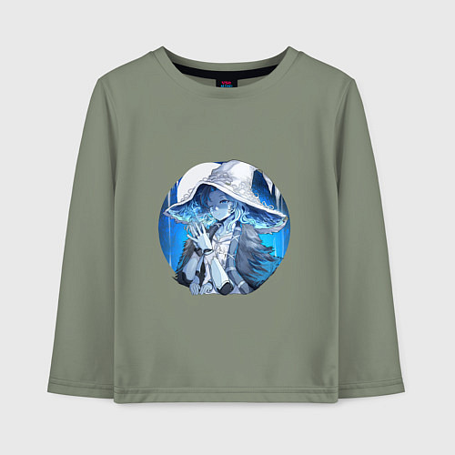 Детский лонгслив Ведьма Ренни / Авокадо – фото 1