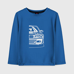 Лонгслив хлопковый детский BMW - Car, цвет: синий