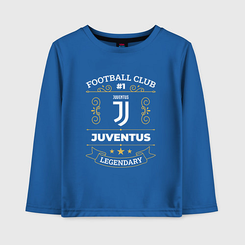 Детский лонгслив Juventus FC 1 / Синий – фото 1