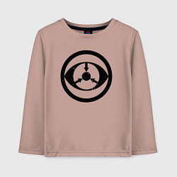 Лонгслив хлопковый детский Эта-10, цвет: пыльно-розовый