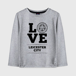 Детский лонгслив Leicester City Love Классика