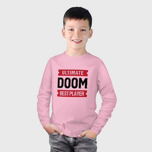 Детский лонгслив Doom Ultimate / Светло-розовый – фото 3