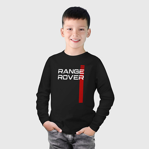 Детский лонгслив RANGE ROVER LAND ROVER / Черный – фото 3