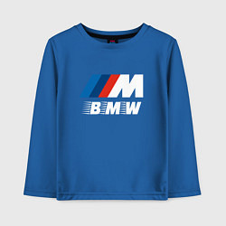 Лонгслив хлопковый детский BMW BMW FS, цвет: синий