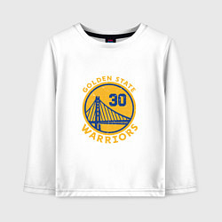 Лонгслив хлопковый детский GS Warriors, цвет: белый