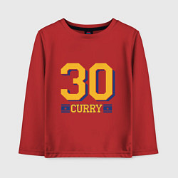 Лонгслив хлопковый детский 30 Curry, цвет: красный