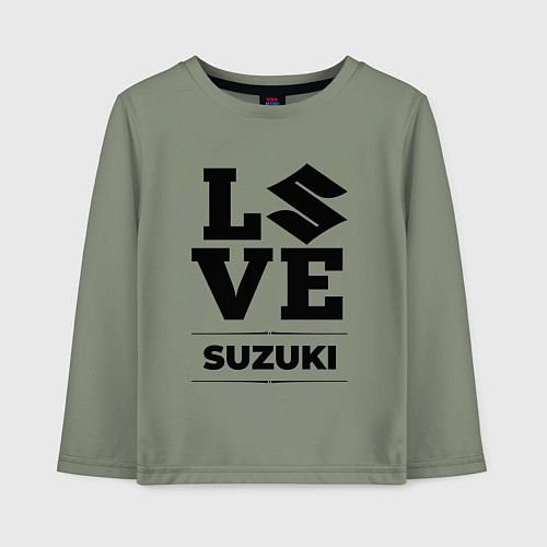 Детский лонгслив Suzuki Love Classic / Авокадо – фото 1