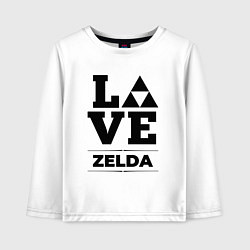 Лонгслив хлопковый детский Zelda Love Classic, цвет: белый