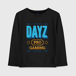 Лонгслив хлопковый детский Игра DayZ PRO Gaming, цвет: черный
