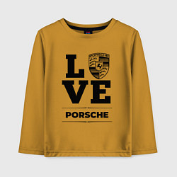 Детский лонгслив Porsche Love Classic