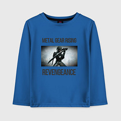 Лонгслив хлопковый детский Metal Gear Rising: Revengeance - Raiden, цвет: синий