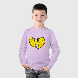 Лонгслив хлопковый детский Style Wu-Tang, цвет: лаванда — фото 2