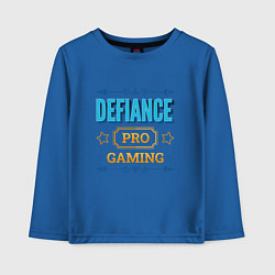 Лонгслив хлопковый детский Игра Defiance PRO Gaming, цвет: синий