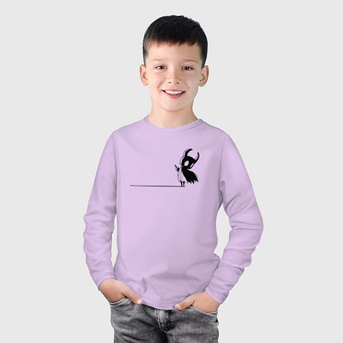 Детский лонгслив Hollow Knight на краю / Лаванда – фото 3