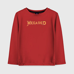 Лонгслив хлопковый детский MEGADED, цвет: красный
