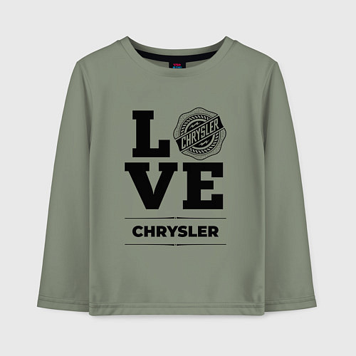 Детский лонгслив Chrysler Love Classic / Авокадо – фото 1