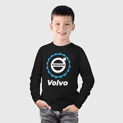 Лонгслив хлопковый детский Volvo в стиле Top Gear, цвет: черный — фото 2