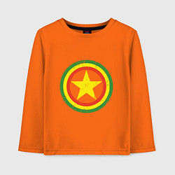 Лонгслив хлопковый детский Jamaica Star, цвет: оранжевый