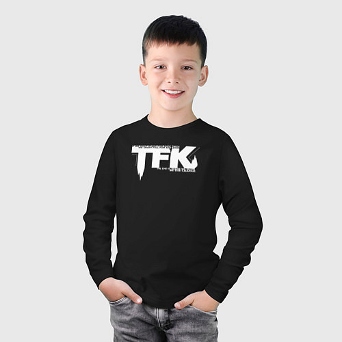 Детский лонгслив Thousand Foot Krutch лого / Черный – фото 3