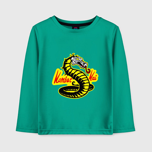 Детский лонгслив Mortal Kai / Зеленый – фото 1