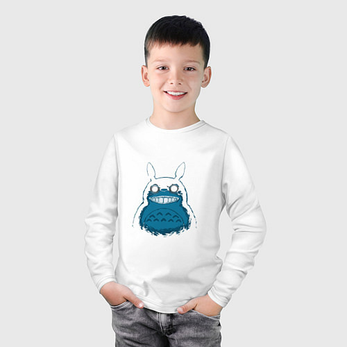Детский лонгслив Totoro Darko / Белый – фото 3