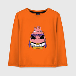 Лонгслив хлопковый детский Totoro Majin Buu, цвет: оранжевый
