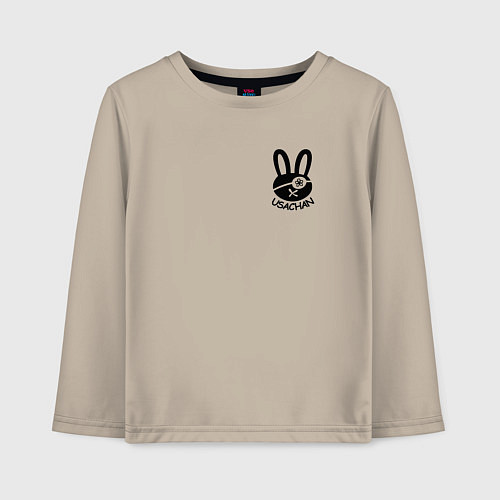 Детский лонгслив Usachan Buddha / Миндальный – фото 1