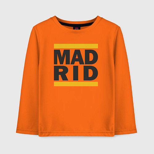 Детский лонгслив Run Real Madrid / Оранжевый – фото 1