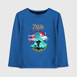 Лонгслив хлопковый детский The Legend of Zelda - Link, цвет: синий