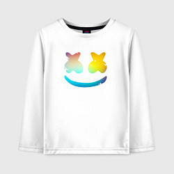 Лонгслив хлопковый детский Маршмеллоу минимал, цвет: белый