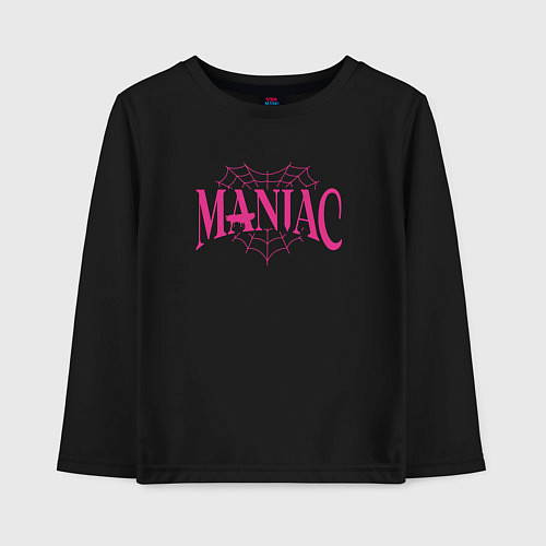 Детский лонгслив Maniac - stray kids / Черный – фото 1