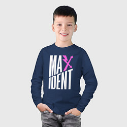 Лонгслив хлопковый детский Maxident - stray kids, цвет: тёмно-синий — фото 2