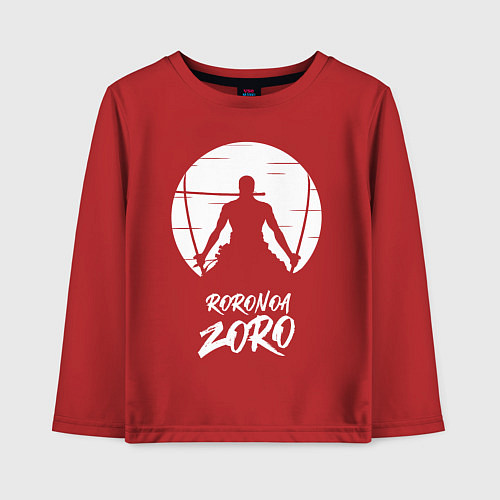 Детский лонгслив Ророноа Зоро / Красный – фото 1