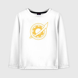 Лонгслив хлопковый детский Steins Gate OSHMKUFA 2010, цвет: белый