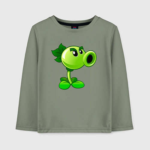 Детский лонгслив Повторитель горохострел / Авокадо – фото 1