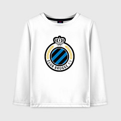 Лонгслив хлопковый детский Brugge fc sport, цвет: белый