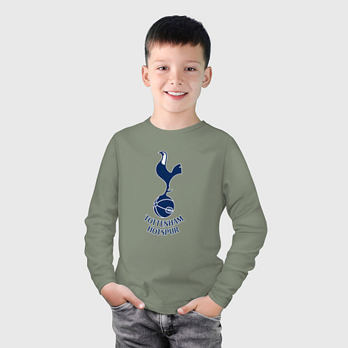 Детский лонгслив Tottenham Hotspur fc sport / Авокадо – фото 3