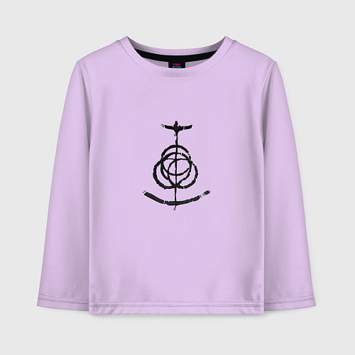 Детский лонгслив Символ Elden Ring / Лаванда – фото 1