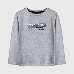 Лонгслив хлопковый детский Depeche Mode - Barrel Of A Gun Single, цвет: меланж