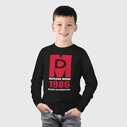 Лонгслив хлопковый детский Depeche Mode - Black Celebration album merch, цвет: черный — фото 2