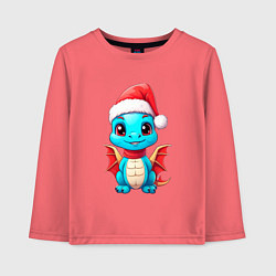 Детский лонгслив Сказочный новогодний дракоша